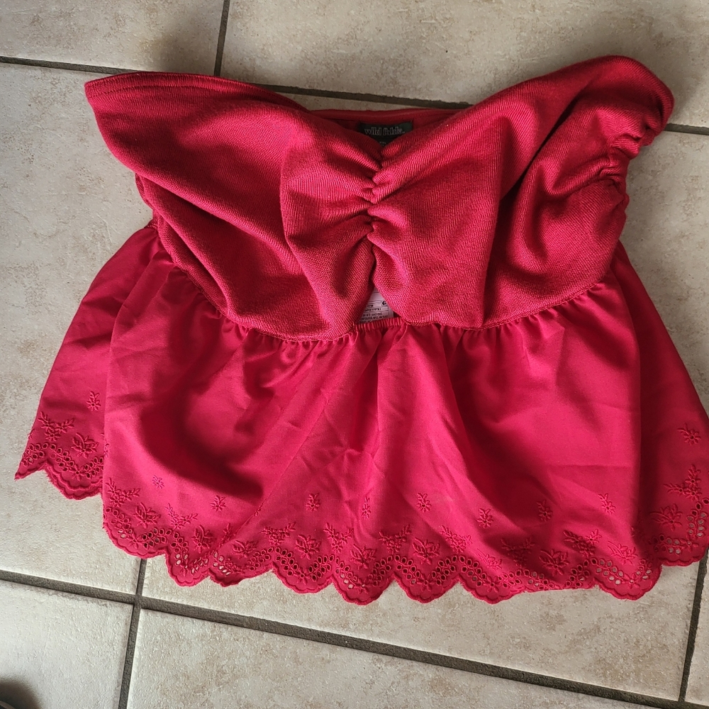 💲 Wild Fable Red Knit Crop Top XXL